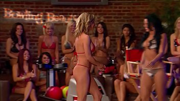 Jackie Danico and Tracy Pendergast go bowling on The Howard Stern Show in High Definition, Traceys Pendergast big natural boobs and lovely ass in a bikini.